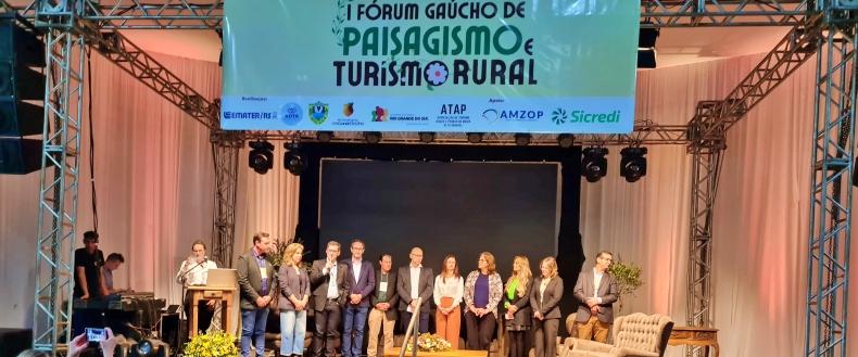 Evento inédito no Rio Grande do Sul promove paisagismo e turismo rural com apoio da Amzop