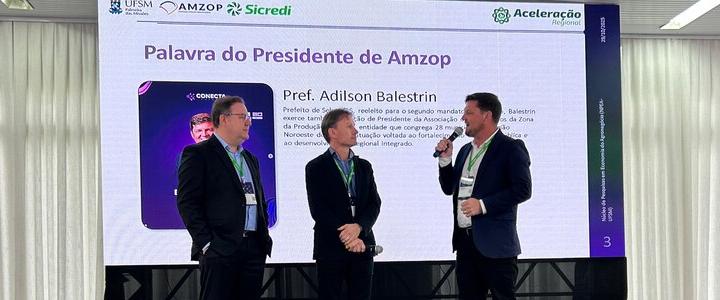  Inovação e desenvolvimento regional: AMZOP lança plataforma de dados dos municípios durante o Conecta Futuro junto a UFSM e Sicredi